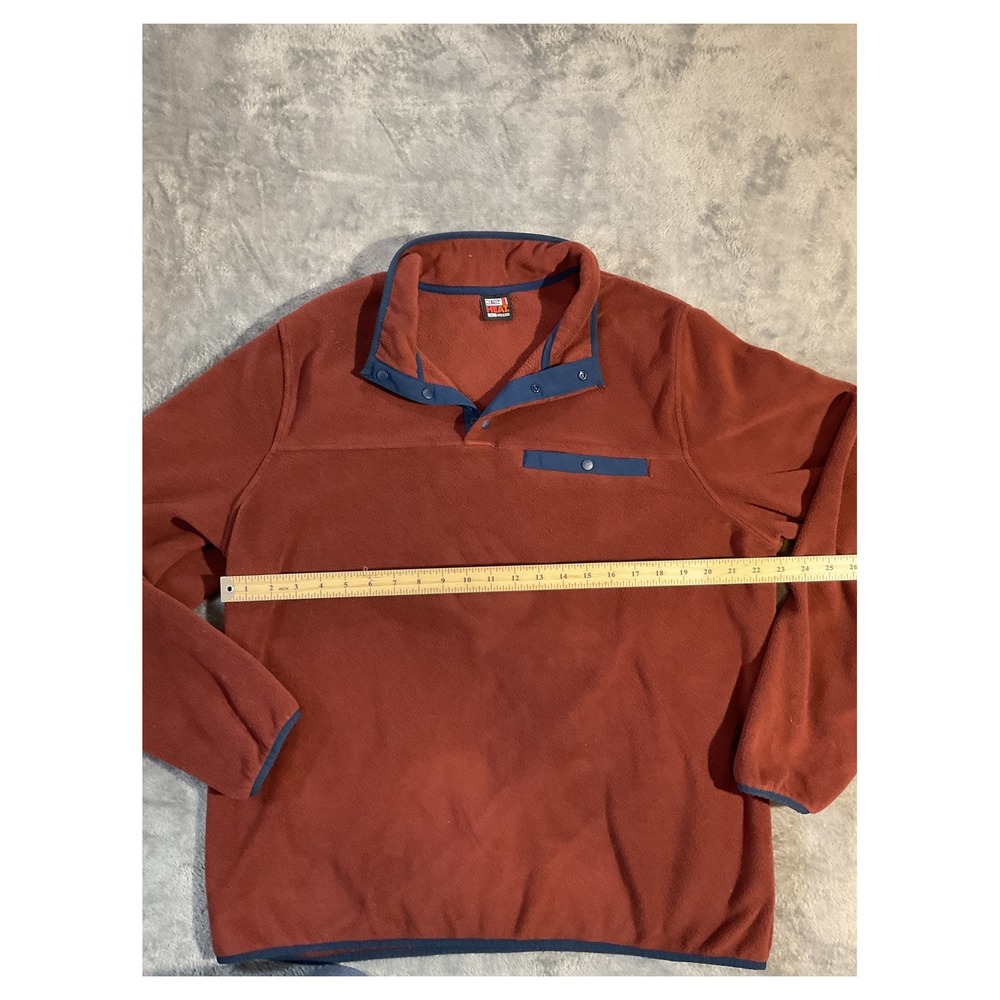 32 Degree Heat Men's Fleece Jacket Rust Brown‎ Size XL - Picture 4 of 6